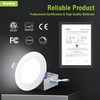 DAMINY 24 Pack 6 Inch LED Recessed Lighting with Junction