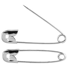 Ideen mit Herz Safety Pins, Silver, Household Sewing, DIY, Crafts, Jewellery, Various Sizes