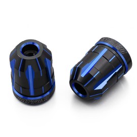 Daytona 99721 Premium Zone Motorcycle Bar End for Honda (M6) TECHNO Blue