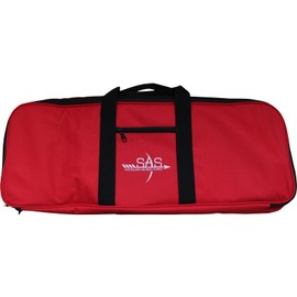 SAS Recurve Takedown Bow Case with Detachable Shoulder Sling and Pockets (Red)