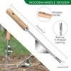 Vockvic Manual Weeder Tool, 2PCS Labor-Saving Hand Weeder Dandelion Remover