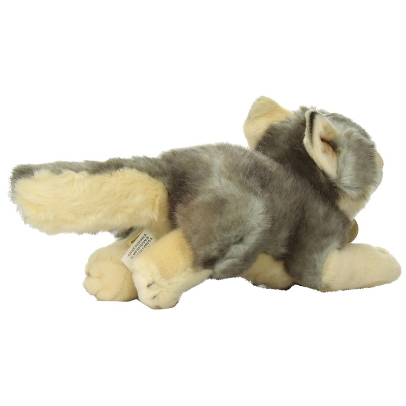 Aurora® Realistic Miyoni® Wolf Stuffed Animal - Lifelike Details Make