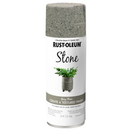Rust-Oleum 7992830 Stone Creations Spray, 12 oz, Gray Stone