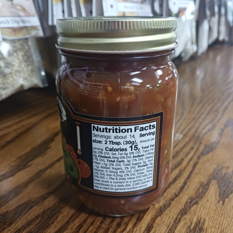 Amish Wedding Kettle Cooked Salsa, Thick and Chunky Pack of