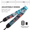Yirlbey Camera Strap Pure Cotton Embroidered Woven Double Layer Leather