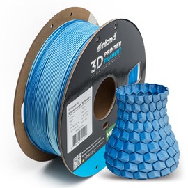 INLAND Micro Center Dual Color Matte PLA Filament 1.75mm - Blue to Light Blue Coextrusion 3D Printer Filament, Matte Color Change 3D Printing Filament, 1kg Cardboard Spool (2.2 lbs)