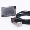 Twidec/ 0-2M Adjustable Indoor Wall Mounted Photoelectric Beam Sensor NPN