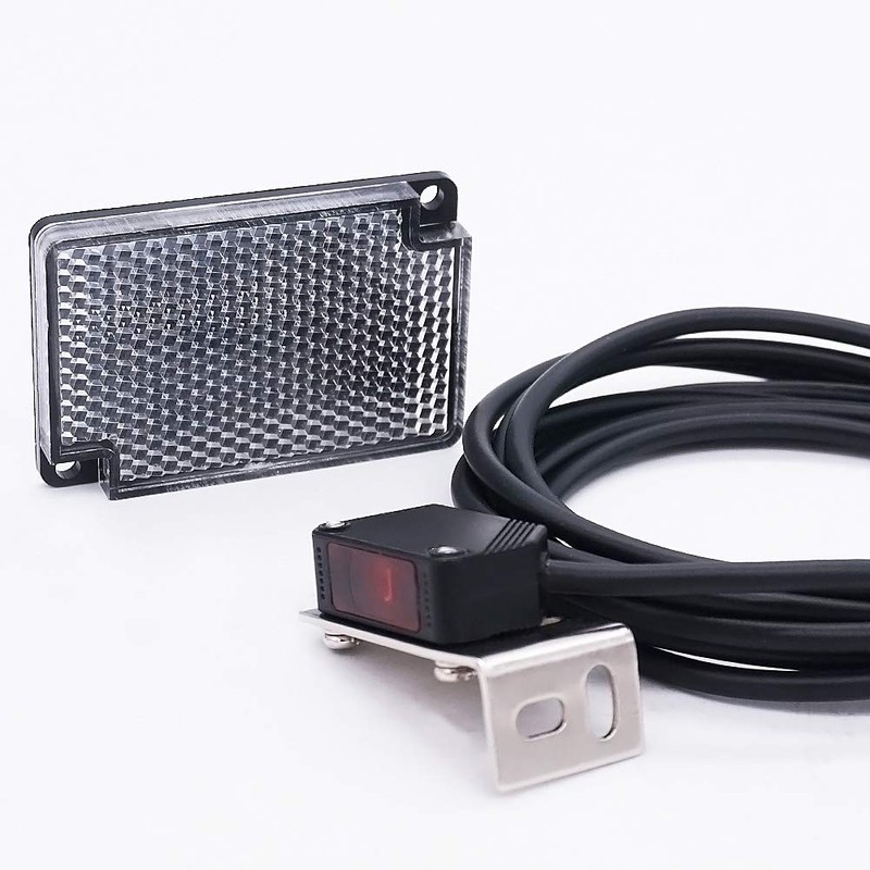 Twidec/ 0-2M Adjustable Indoor Wall Mounted Photoelectric Beam Sensor NPN