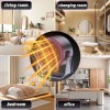 Portable Electric Space Heater 700W Quiet Ceramic Mini Heater Fan