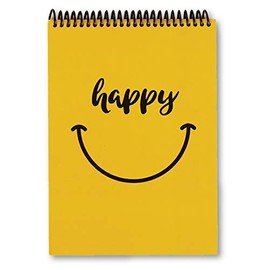 Fitlosophy 'happy' Undated Gratitude Journal for Kids, 172 Pages, 6'' x 8''