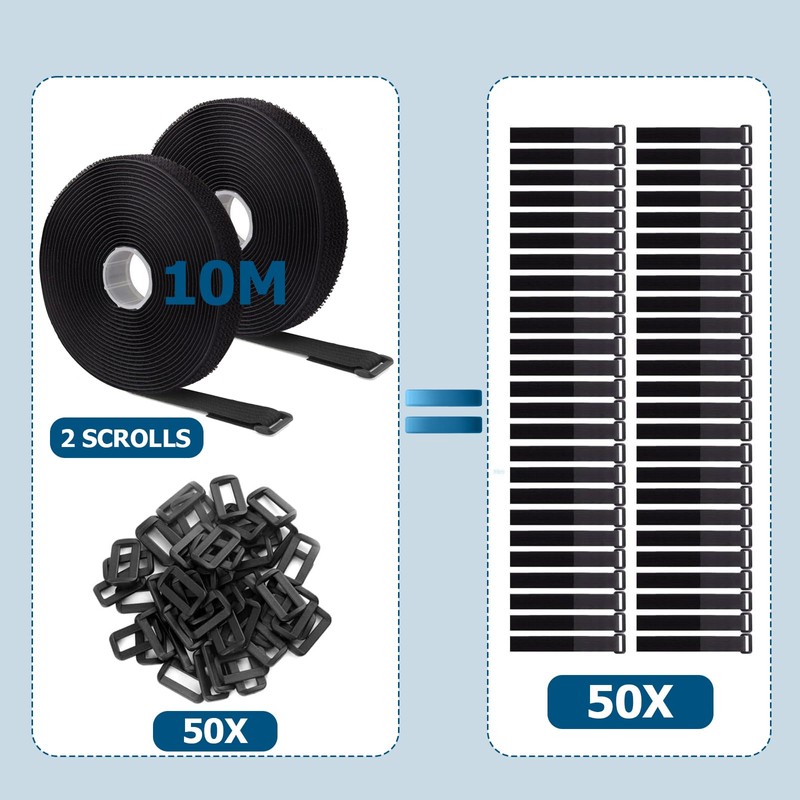 PIWOSGOL Tape 10 m x 2 cm, Strap with 50