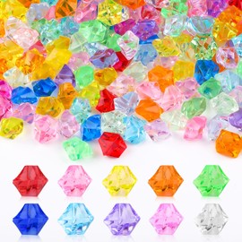 Pack of 150 Children's Diamonds, Crystals Children, Acrylic Diamonds Decoration, Gemstones Children's Birthday, Glitter Stones Large, Gemstones Digging for Children, Wedding, Vase Filler, Treasure,