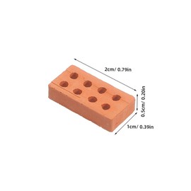jojofuny 200pcs Miniature for DIY Models Sturdy Mini Bricks for Table Scenes Flexible Usage for Creative Projects for Dollhouses and Model Landscapes