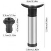Wine Vacuum Pump & 2 Stoppers – Stainless Steel Wine
