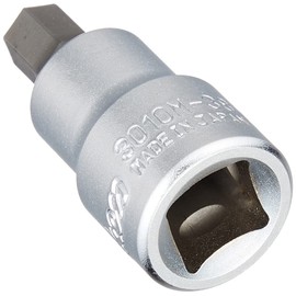 Koken 3/8 (9.5 mm) SQ. Hex Bit Socket, Total Length: 1.5 inches (38 mm), 0.3 inches (7 mm), 3010M.38-7