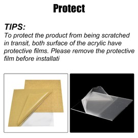 Cutora Acrylic Ladder Bookshelf 9.5" D x 15.6" W x 73" H Clear Bookcase Narrow Display Shelf for Small Space Wall Mounted Storage Rack for Living Room Bedroom Cloakroom Bathroom (5-Tier)