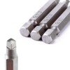 Magnetic Square Head Screwdriver Bits Set with 1/4 Inch Hex