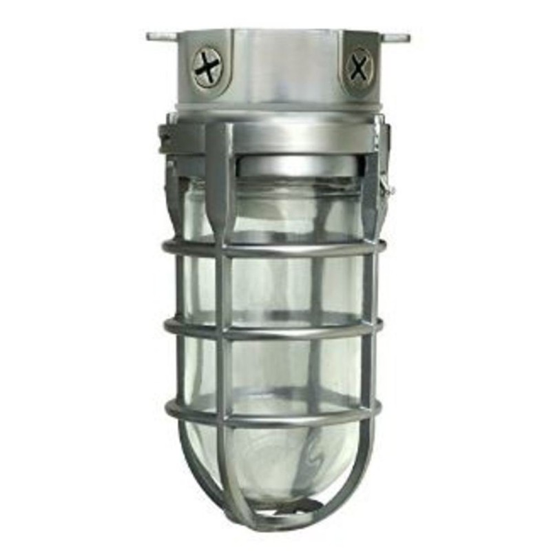 Woods L1706BS Vandal Resistant 150W Incandescent Security Light; Ceiling Mount;