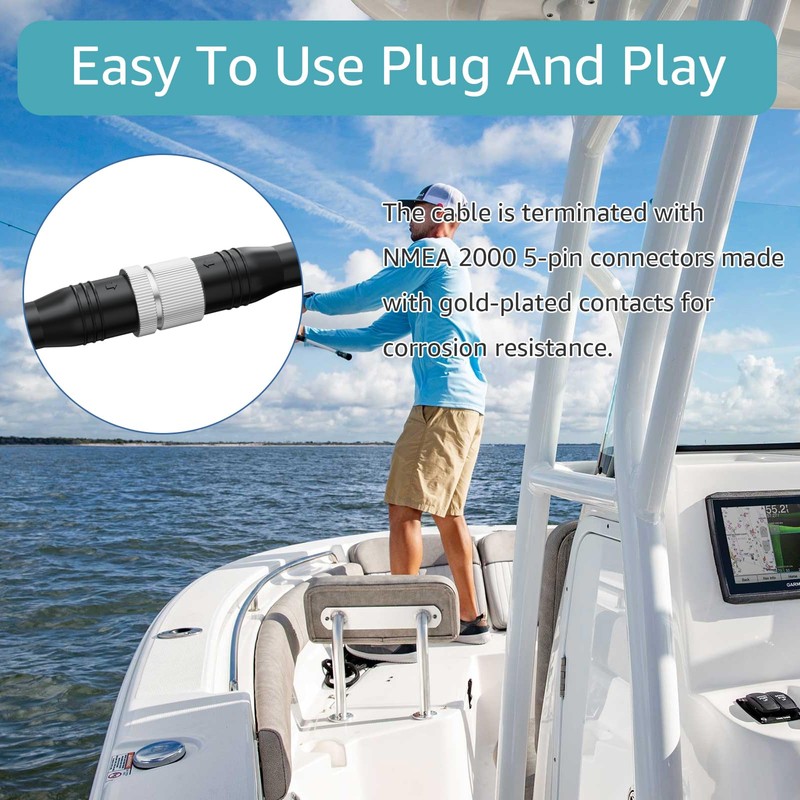 NMEA 2000(N2K) 2 Meter Extension Cable – Backbone & Drop