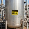 Anobell Caution Used Oil Labels - 20 Pack 7"x5" Adhesive
