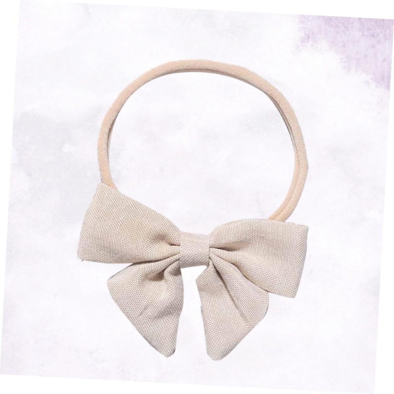 Abaodam Breathable Cotton Baby Headbands with Bow Comfortable Hair Accessories