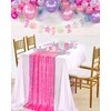 Hot Pink Table Runner Girls Party Table Runner 25X120 inch