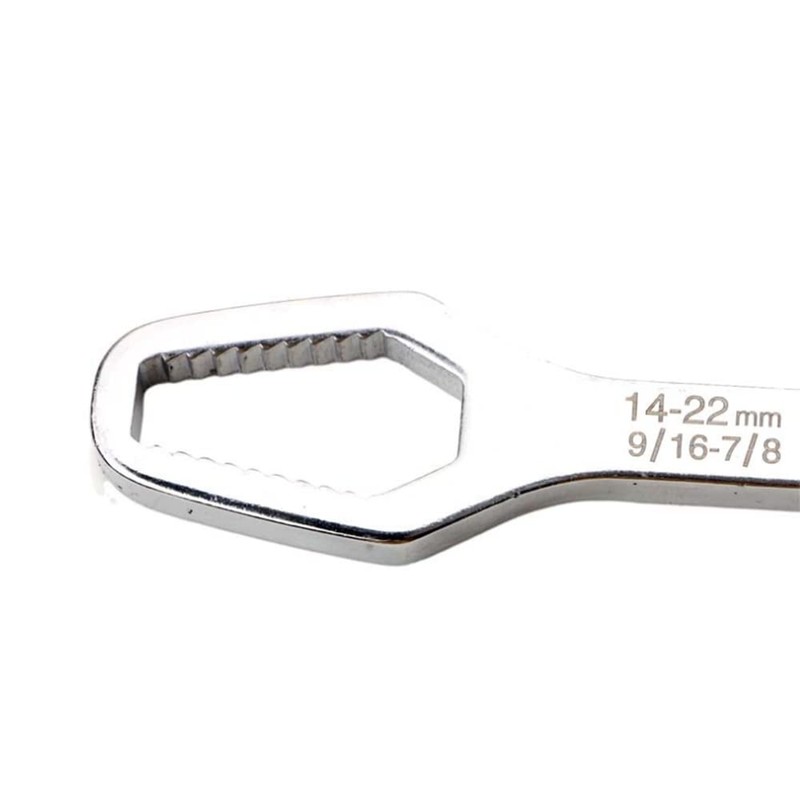 8-22mm Double-Head Universal Spanner, Multi-Purpose Ring Wrench, Self-Tightening Home and