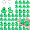 Deekin 48 Pcs Mental Health Awareness Rubber Duck Keychains Mental