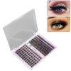 126 Cluster Lashes 10‑14mm Fluffy D Curl Individual Lashes for