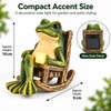 Solar Frog Garden Light for Outdoor Decoration – Waterproof Resin