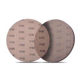 Funnytek Disco de lija de 9 pulgadas de malla abrasiva sin polvo, papel de lija 10 piezas de grano 180 almohadillas para orejas de lijado para carpintería, lijado de paneles de yeso, pulido