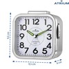 Atrium A530-19 Senior Alarm Clock Analogue Quartz No Ticking Large