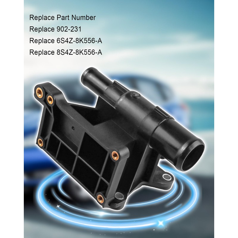 Engine Coolant Water Outlet Compatible with Ford Escape Focus Fusion