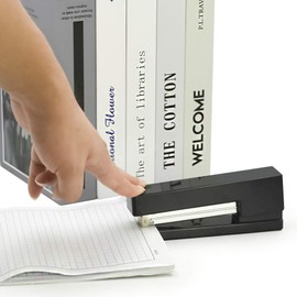 Stapler with 1000 Staples-Plier Stapler Save 60% Power,Good for Stapling at Home School or Warehouse (Black Stapler Suit)