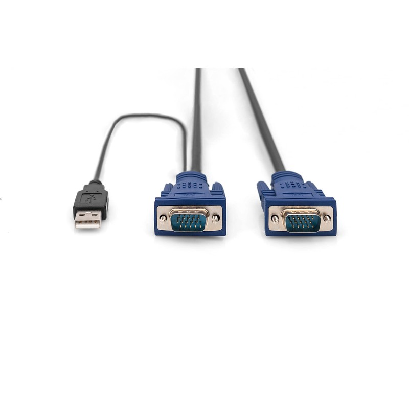 Digitus DS-19231 Cable Set for TFT Consoles 1.8 m Mehrfarben,