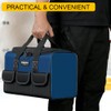 WINHUNT Tool Bag, Multi-pockets Tool Organiser, 600 Denier Blue DIY