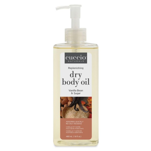 Cuccio Naturale Dry Body Oil 458ml (15.5oz) Refill - Vanilla