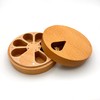 Wooden 7 Days Pill Box (Solid Beech - Engraved)