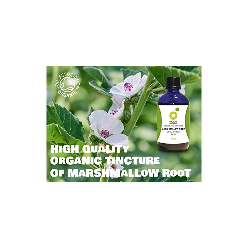 Organic Herbal Remedies Marshmallow Root Tincture, 100 ml