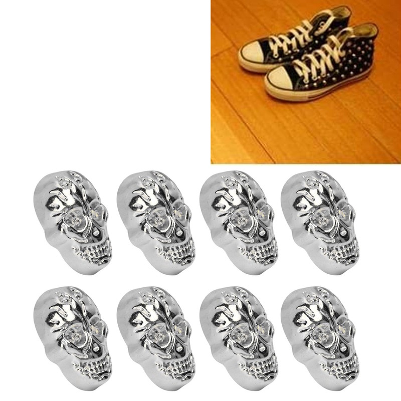 50 Sets DIY Skull Rivets Gothic Style Rustproof Exquisite Craftsmanship