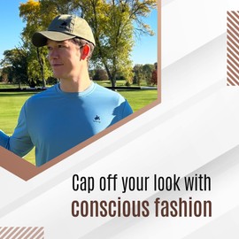 Buoy Up Baseball Cap with Buckle Closure - Regular Fit Plain Baseball Hat for Men & Women - Stylish Recycled Cotton Cap for Sports - Machine Washable - Unstructured - Olive Green