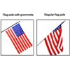 SANDEGOO Flag Pole Kit, 5FT Flag Pole with Wall Mounted