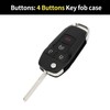 X AUTOHAUX Key Shell Case Keyless Entry Remote Key Fob
