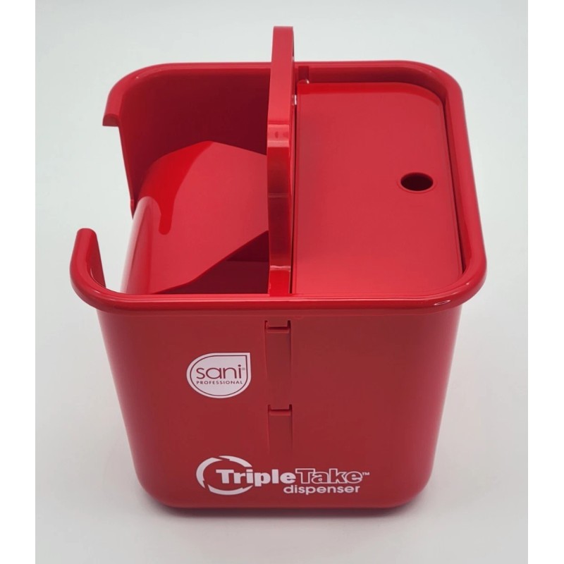 Sani Professional 924BKT1 Sanitizing Triple Take Dispenser for No-Rinse Wipes