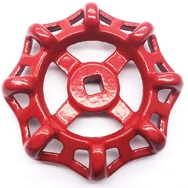 NGe 2PCS Replacement Gate Valve Handwheel - Hose Bib Handle for 1.5 & 2 Inch Water Spigot (Red, Square Hole)