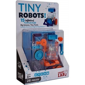 Smart Lab Tiny Robots Big Science STEM 15 Ingenious Motorized Builds Kit