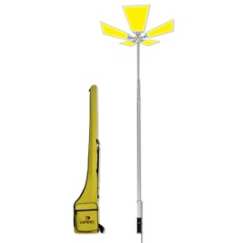 CONPEX 25000lm LED Telescopic Camping Light - Portable Outdoor Telescoping Pole Fishing Night Flood Emergency Backyard Lighting