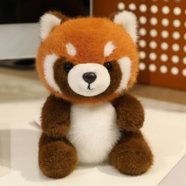 Ditucu Red Panda Stuffed Animals Cute Soft Plush Doll Small Plushies Toys Gifts for Kids Orange 5 inch