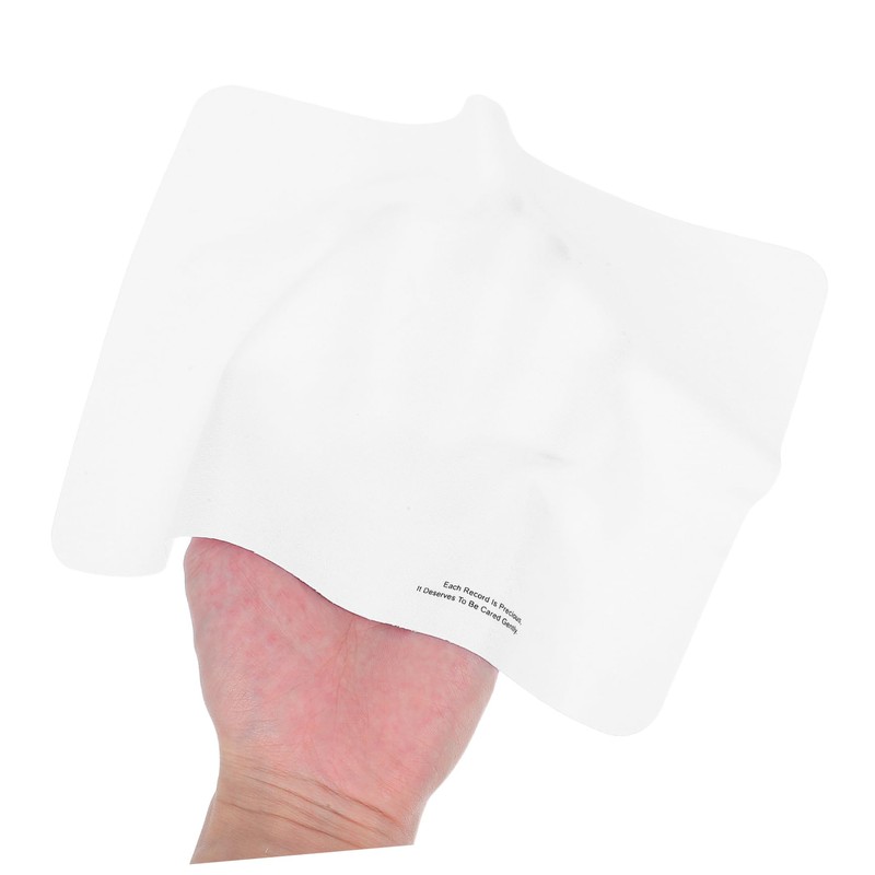 KONTONTY 5Pcs CD Cleaning Cloths Scratch Microfiber Wipes for Enhanced