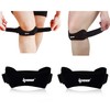 Ipow® Fully Adjustable Jumpers's Knee Patellar Tendon Support Strap Band.-